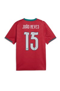 Portugali Joao Neves #15 Jalkapallovaatteet Kotipaita MM-kisat 2026 Lyhythihainen